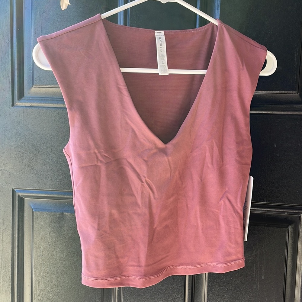 Athleta Transcend Crop Tee